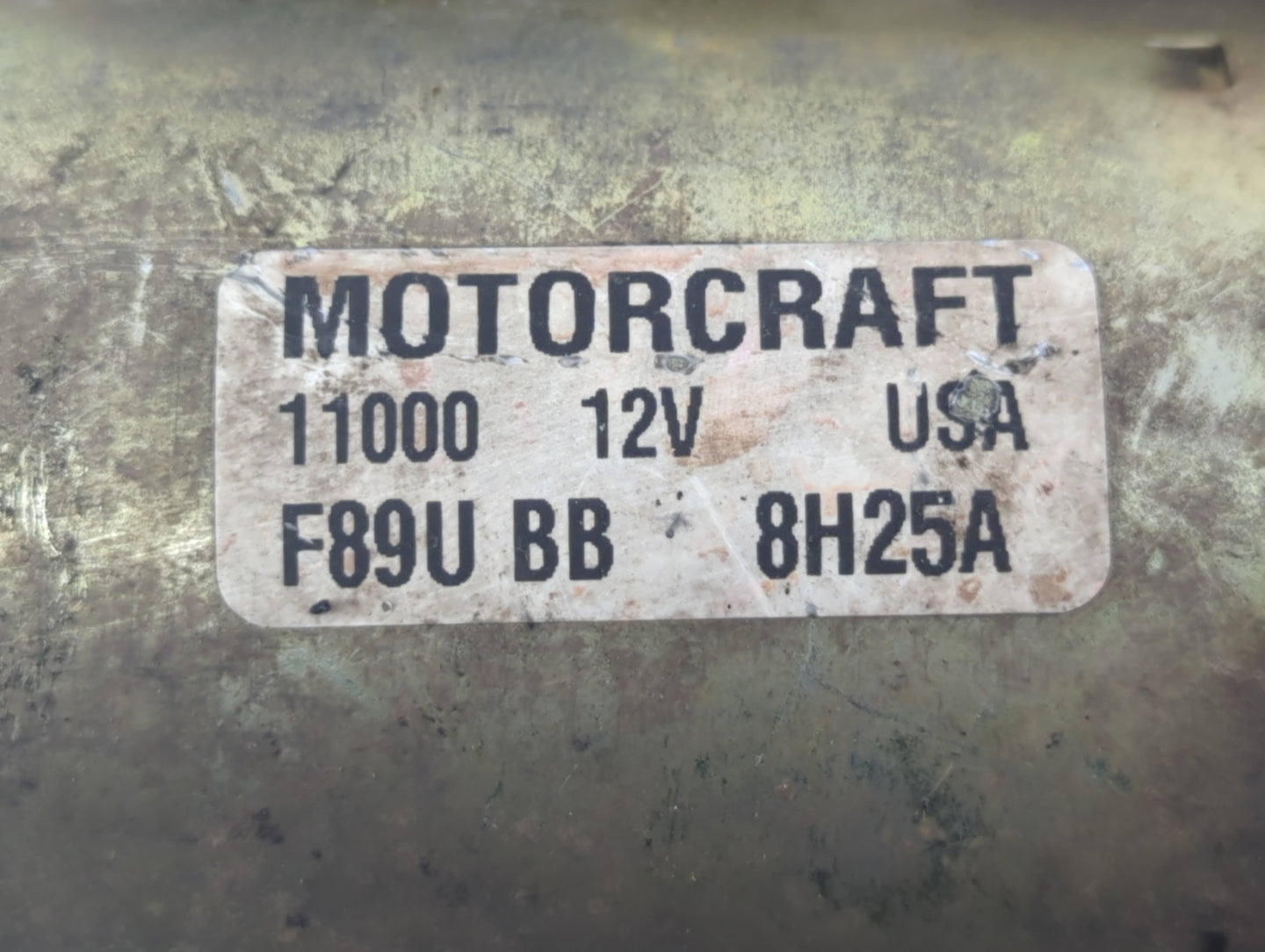 1998-2005 Ford Explorer Car Starter Motor Solenoid OEM P/N:F89U BB 8H25A 11000 12V Fits OEM Used Auto Parts - Oemusedautopar
