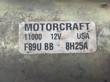 1998-2005 Ford Explorer Car Starter Motor Solenoid OEM P/N:F89U BB 8H25A 11000 12V Fits OEM Used Auto Parts
