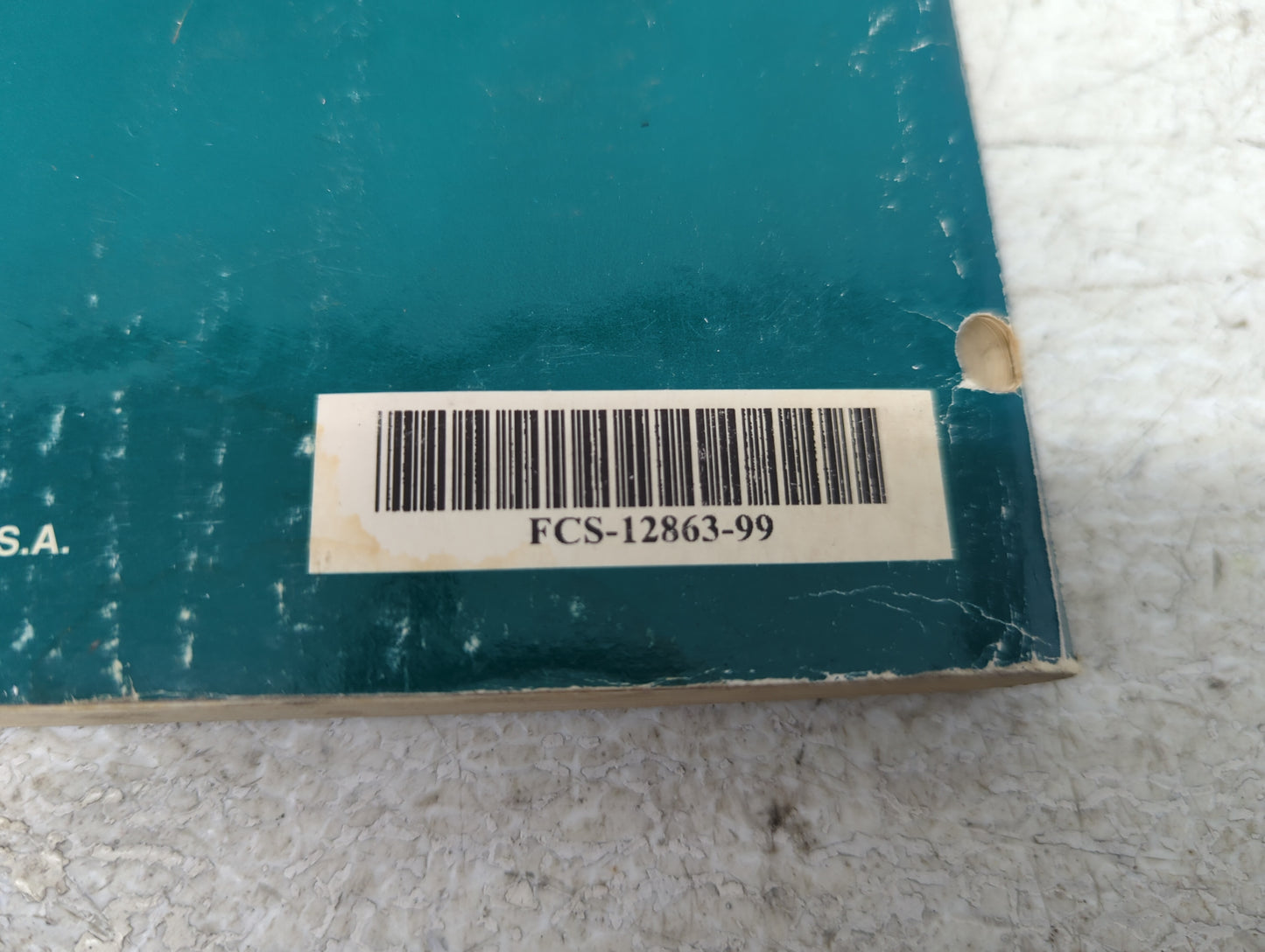 1998 Ford F-150 Owners Manual Book Guide P/N:FCS-12863-99 OEM Used Auto Parts - Oemusedautoparts1.com