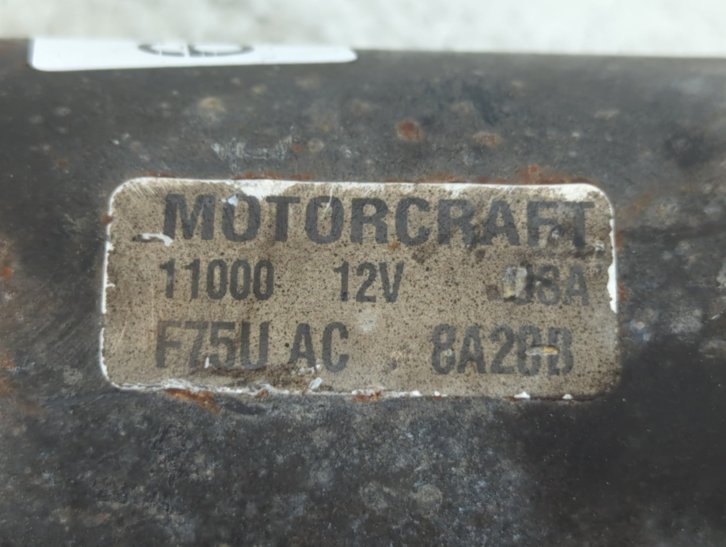 1997-1998 Ford F-150 Car Starter Motor Solenoid OEM P/N:11000 12V F75U AC 8A20B Fits OEM Used Auto Parts - Oemusedautoparts1