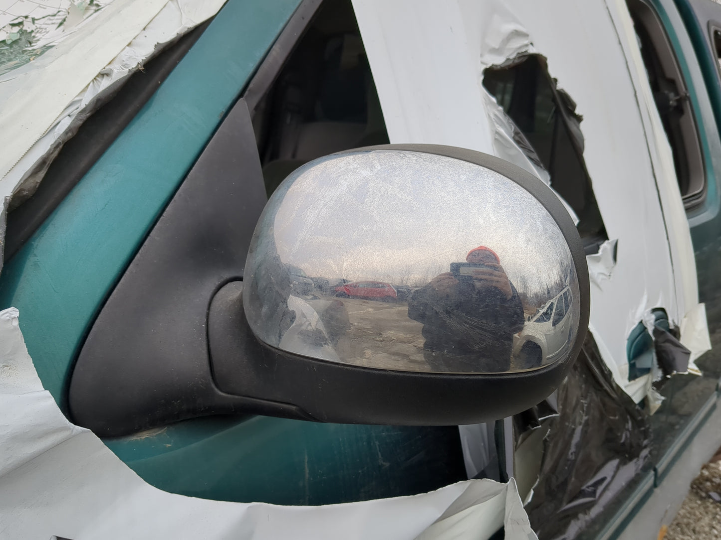 1998 Ford Ford F150 Pickup Side Mirror Replacement Driver Left View Door Mirror Fits Fits 1997 1999 2000 2001 2002 OEM Used 