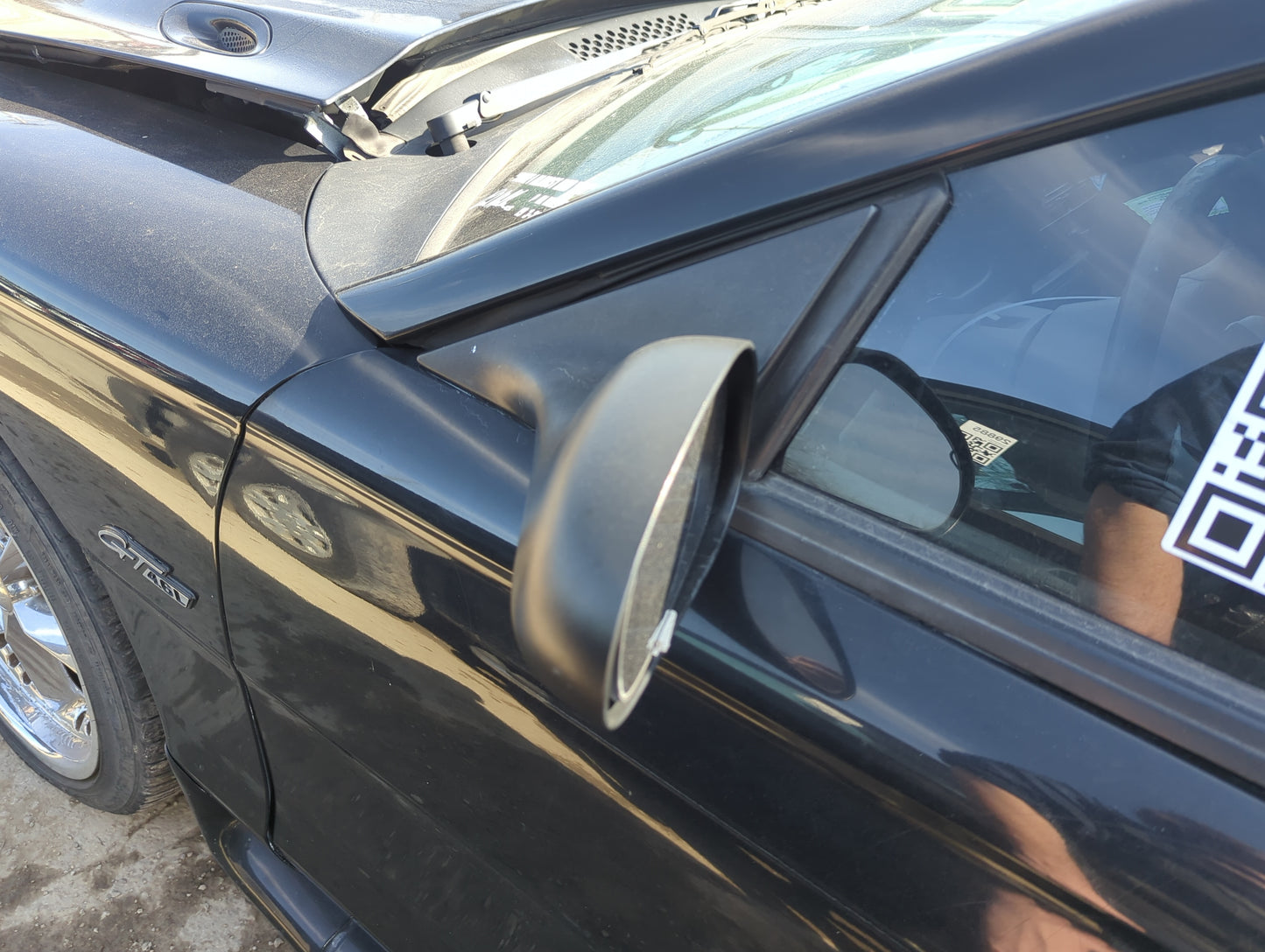 1996-1998 Ford Mustang Driver Side View Mirror - Left Door Mirror OEM Used - Oemusedautoparts1.com