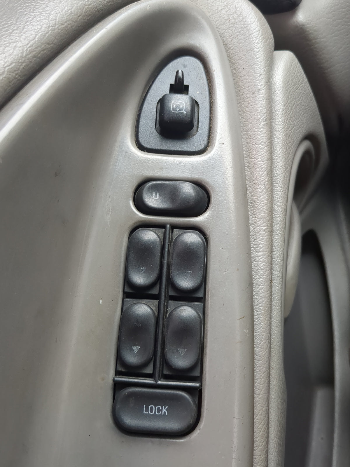 1998 Ford Mustang Master Power Window Switch Replacement Driver Side Left Fits OEM Used Auto Parts - Oemusedautoparts1.com