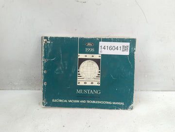 1998 Ford Mustang Owners Manual Book Guide P/N:FCS-12121-98 OEM Used Auto Parts - Oemusedautoparts1.com