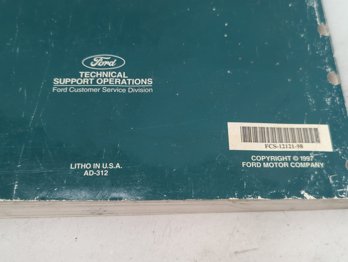1998 Ford Mustang Owners Manual Book Guide P/N:FCS-12121-98 OEM Used Auto Parts - Oemusedautoparts1.com