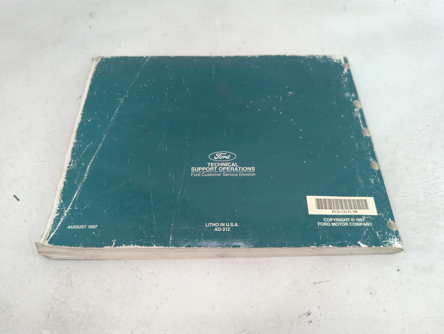 1998 Ford Mustang Owners Manual Book Guide P/N:FCS-12121-98 OEM Used Auto Parts - Oemusedautoparts1.com