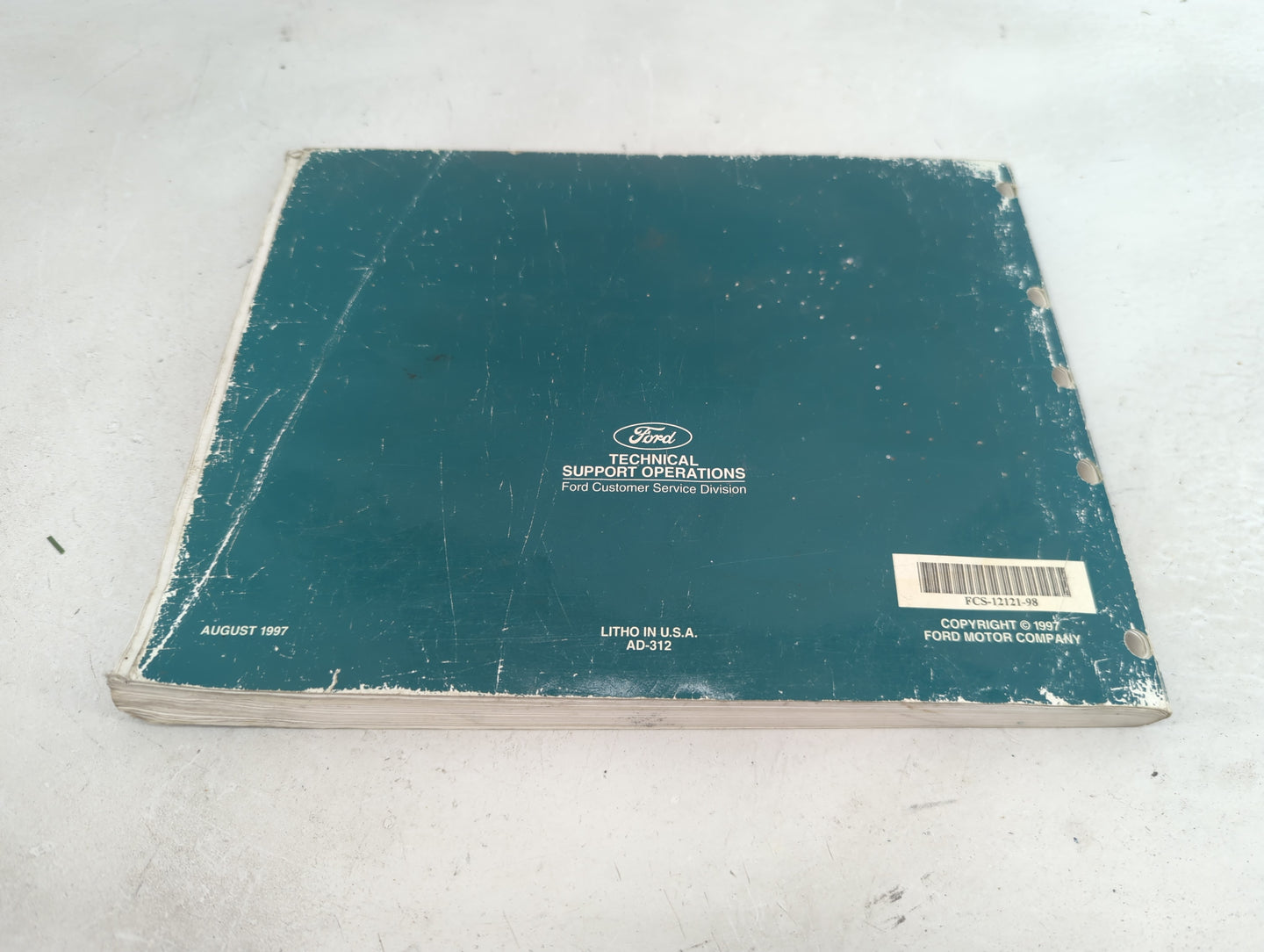 1998 Ford Mustang Owners Manual Book Guide P/N:FCS-12121-98 OEM Used Auto Parts - Oemusedautoparts1.com