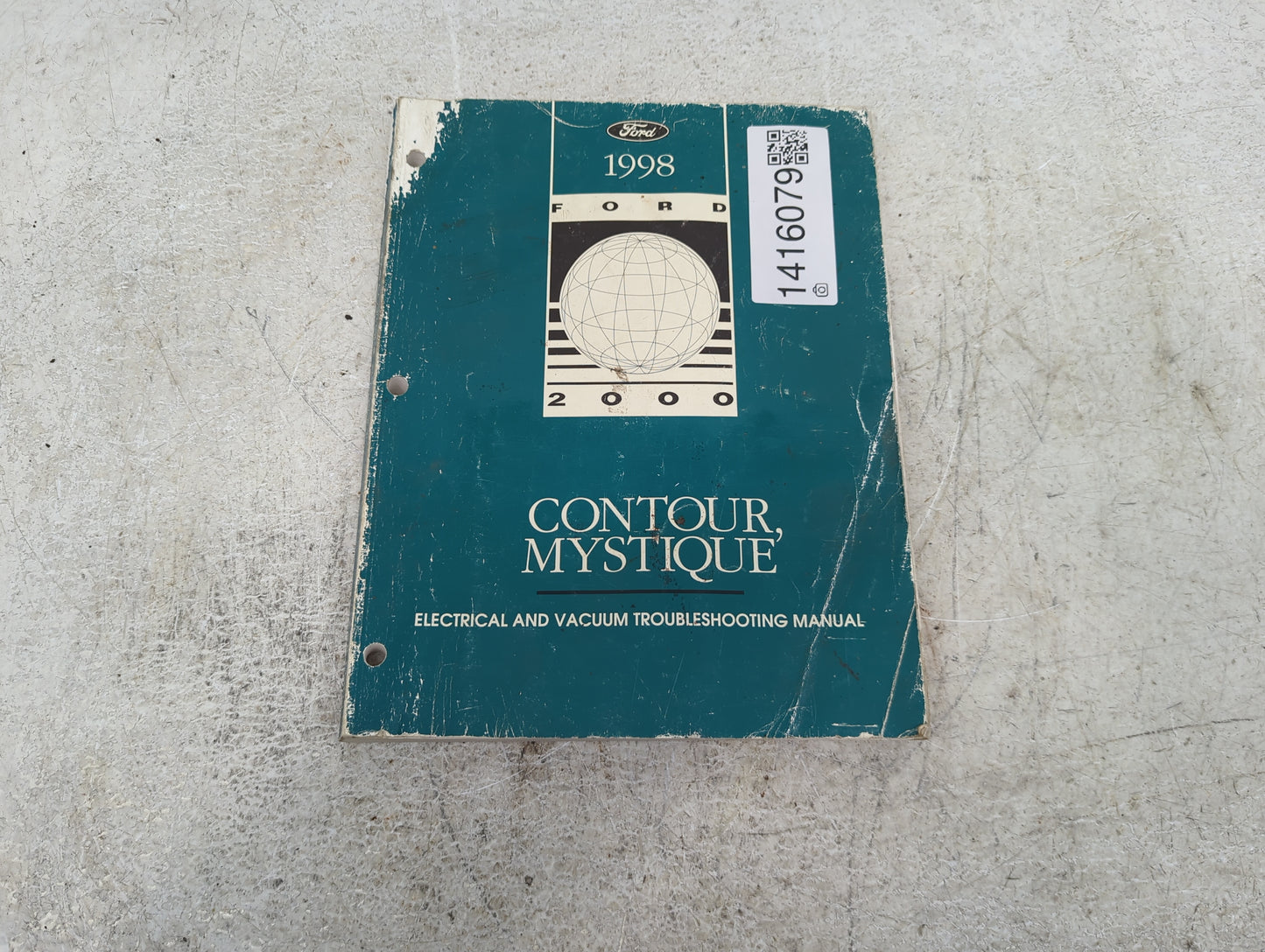 1998 Ford Mystique Owners Manual Book Guide P/N:FCS-12253-98 OEM Used Auto Parts - Oemusedautoparts1.com