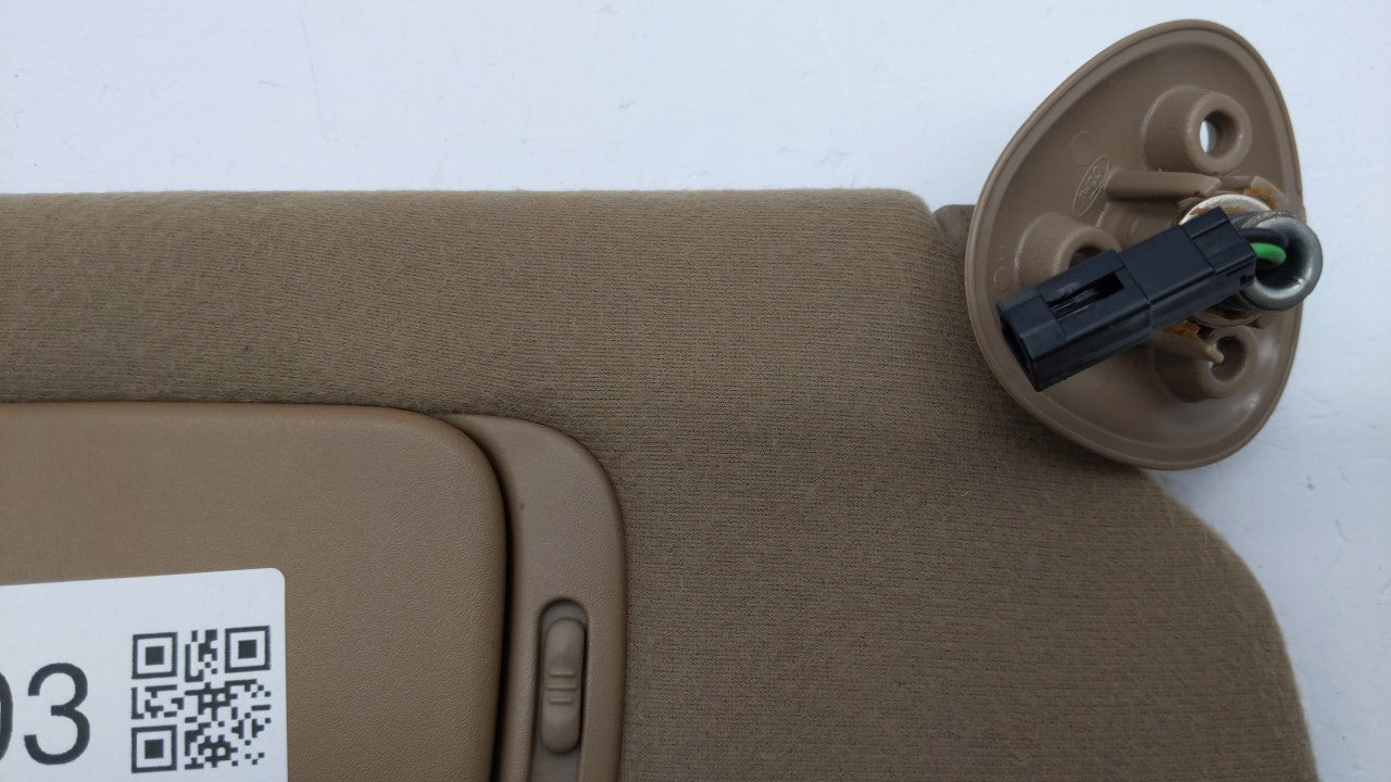 1998 Ford Taurus Sun Visor Shade Replacement Passenger Right Mirror Fits OEM Used Auto Parts - Oemusedautoparts1.com