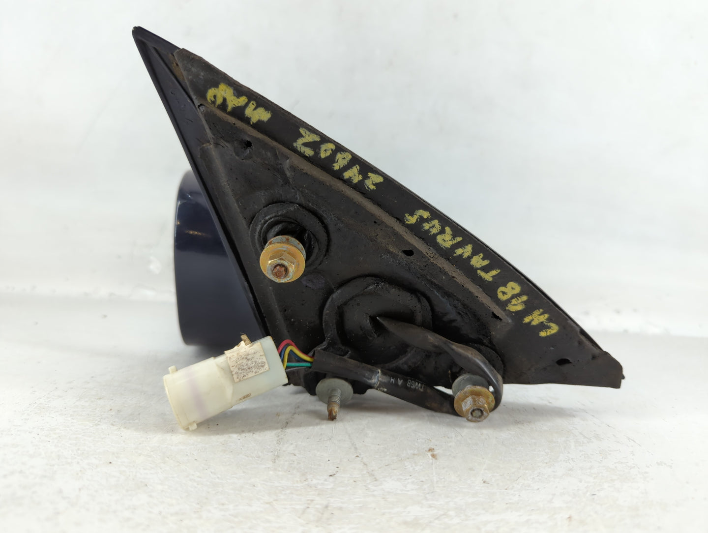 1996-1998 Ford Taurus Driver Left Side View Manual Door Mirror Black - Oemusedautoparts1.com