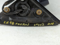 1996-1998 Ford Taurus Driver Left Side View Manual Door Mirror Black - Oemusedautoparts1.com