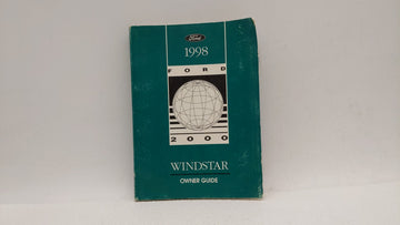 1998 Ford Windstar Owners Manual Book Guide OEM Used Auto Parts - Oemusedautoparts1.com