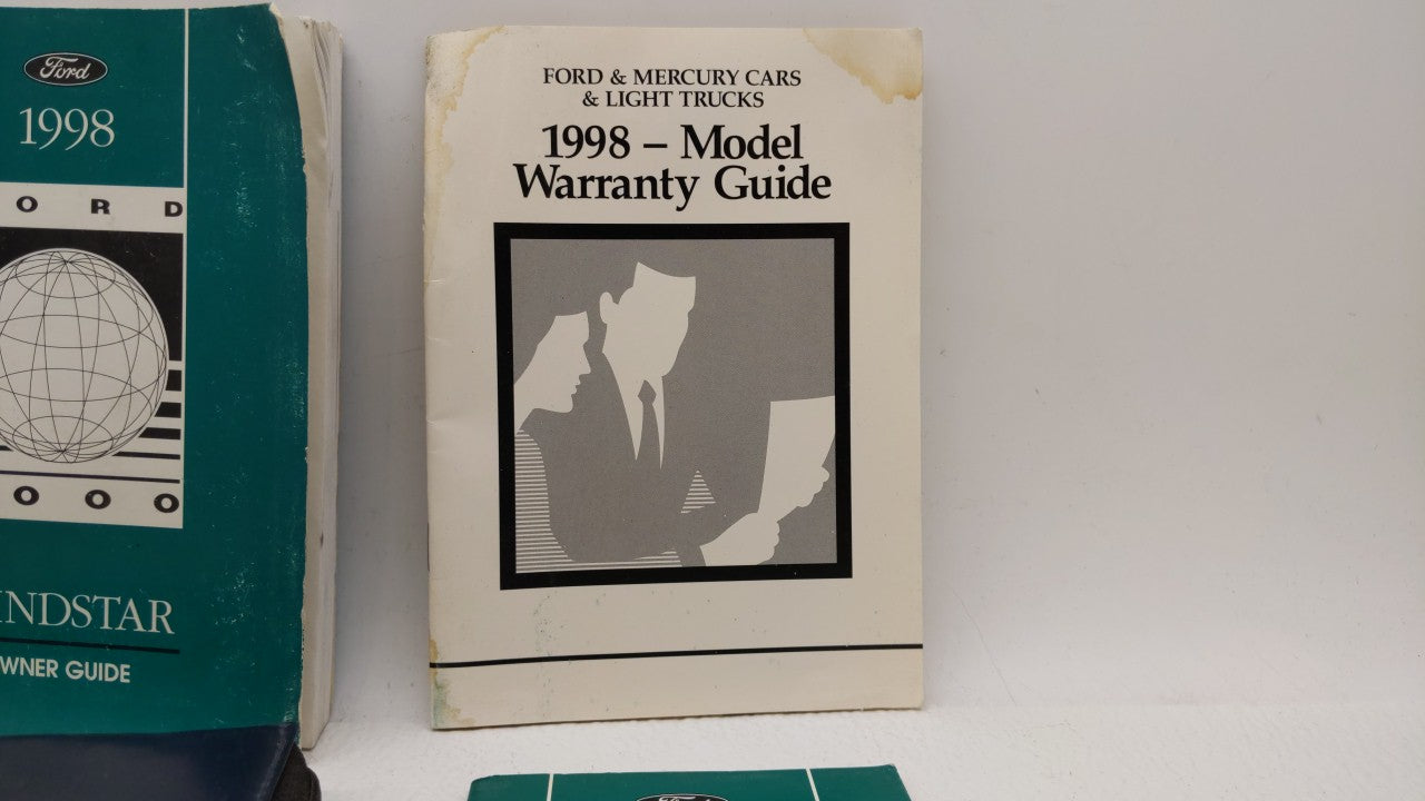 1998 Ford Windstar Owners Manual Book Guide OEM Used Auto Parts - Oemusedautoparts1.com