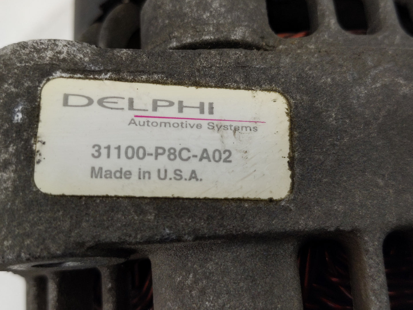 1998-1999 Honda Accord Alternator Replacement Generator Charging Assembly Engine OEM P/N:31100-PP8C-A02 Fits Fits 1997 1998 