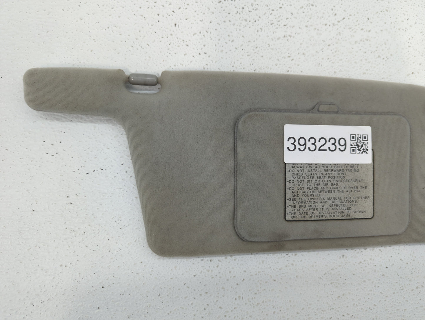 1998 Honda Accord Sun Visor Shade Replacement Passenger Right Mirror Fits OEM Used Auto Parts - Oemusedautoparts1.com