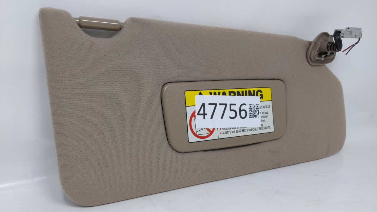 1998 Honda Accord Passenger Right Sun Visor Sunvisor Tan - Oemusedautoparts1.com