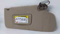 1998 Honda Accord Passenger Right Sun Visor Sunvisor Tan - Oemusedautoparts1.com