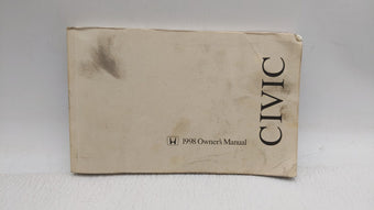 compare product 1998 Honda Civic Owners Manual Book Guide P/N:00X31-S02-6203 OEM Used Auto Parts