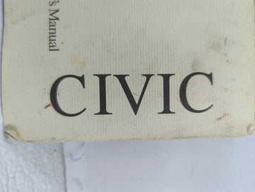 1998 Honda Civic Owners Manual Book Guide P/N:00X31-S01-6200 OEM Used Auto Parts