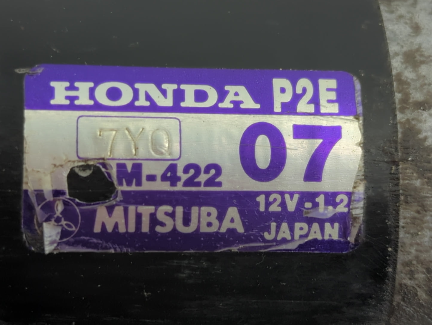 1998-2000 Honda Civic Car Starter Motor Solenoid OEM P/N:M-422 7Y0 Fits Fits 1998 1999 2000 OEM Used Auto Parts - Oemusedaut