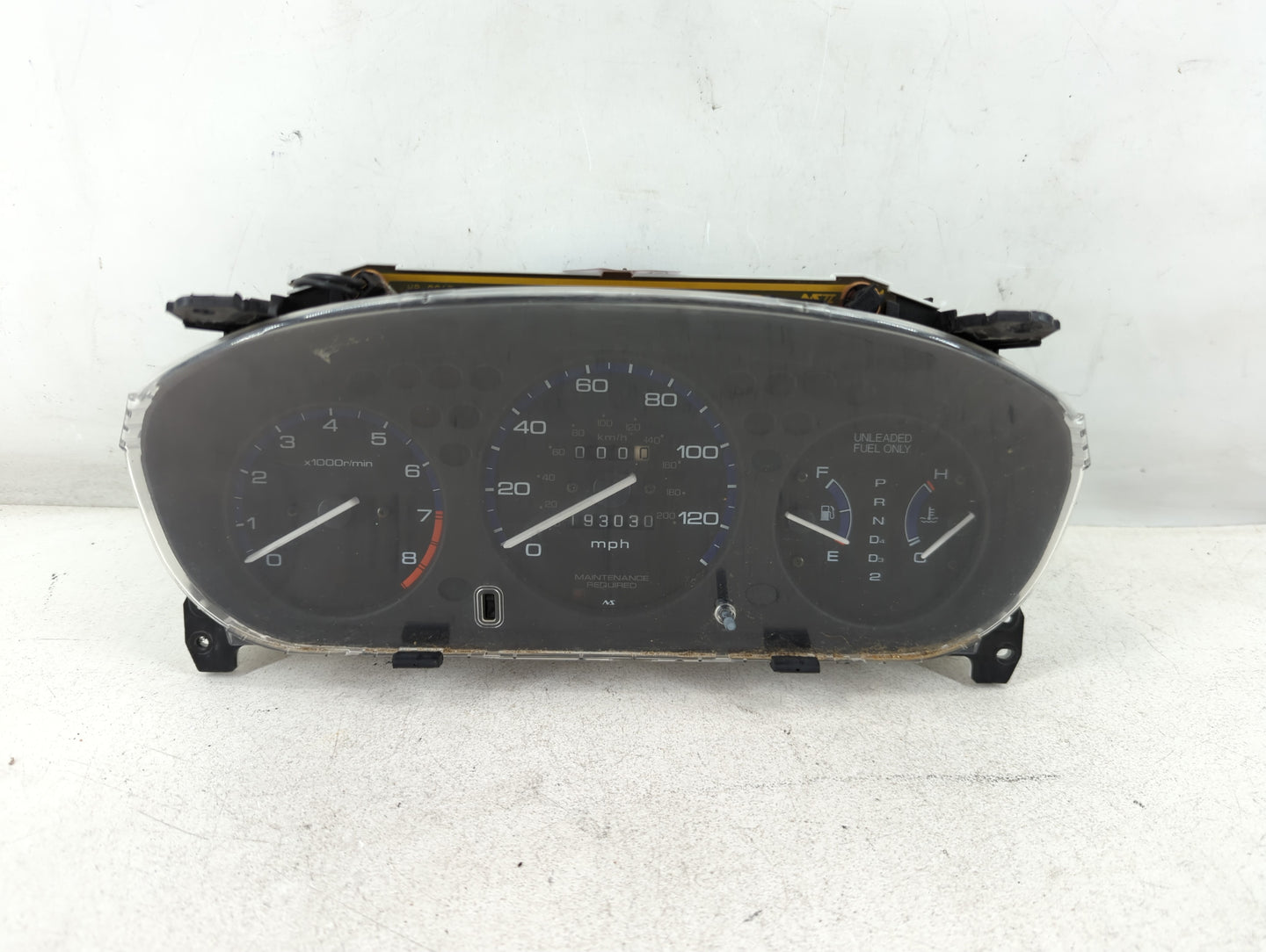 1998 Honda Civic Instrument Cluster Speedometer Gauges Fits OEM Used Auto Parts - Oemusedautoparts1.com