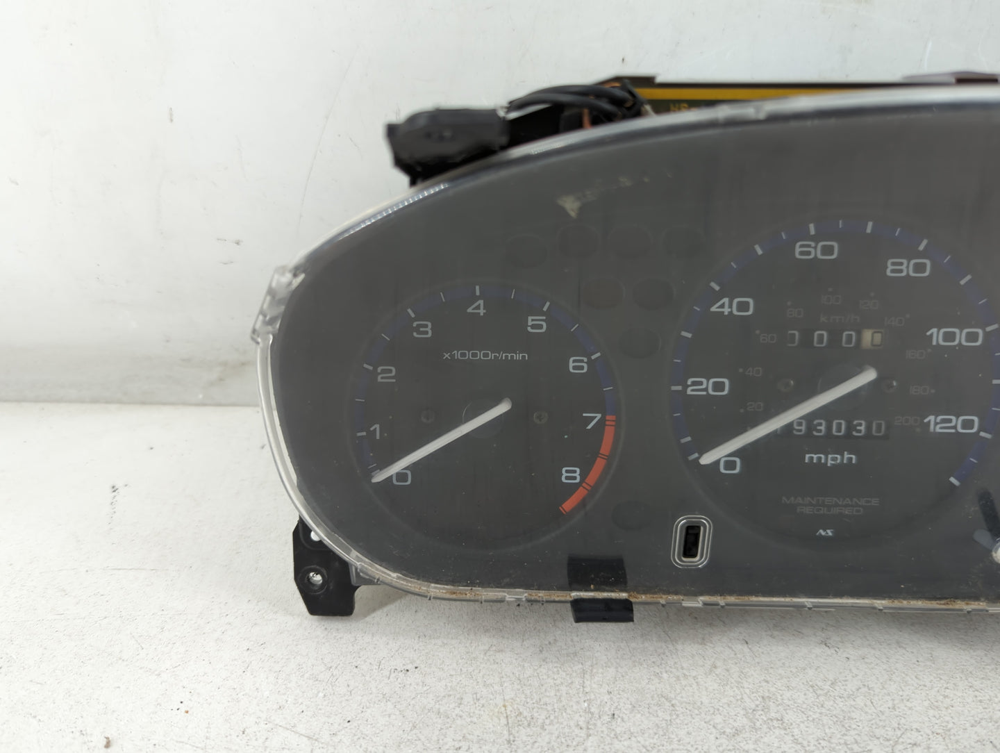 1998 Honda Civic Instrument Cluster Speedometer Gauges Fits OEM Used Auto Parts - Oemusedautoparts1.com