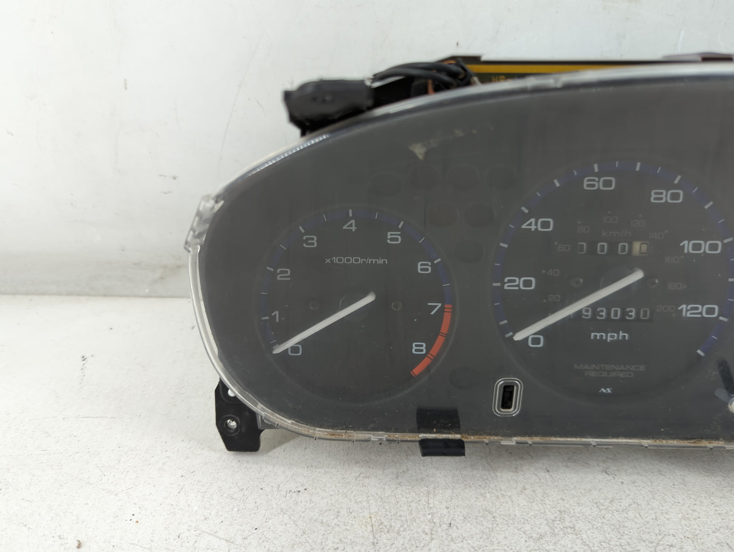 1998 Honda Civic Instrument Cluster Speedometer Gauges Fits OEM Used Auto Parts - Oemusedautoparts1.com