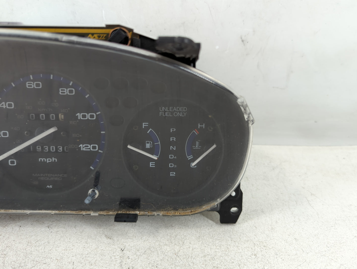 1998 Honda Civic Instrument Cluster Speedometer Gauges Fits OEM Used Auto Parts - Oemusedautoparts1.com