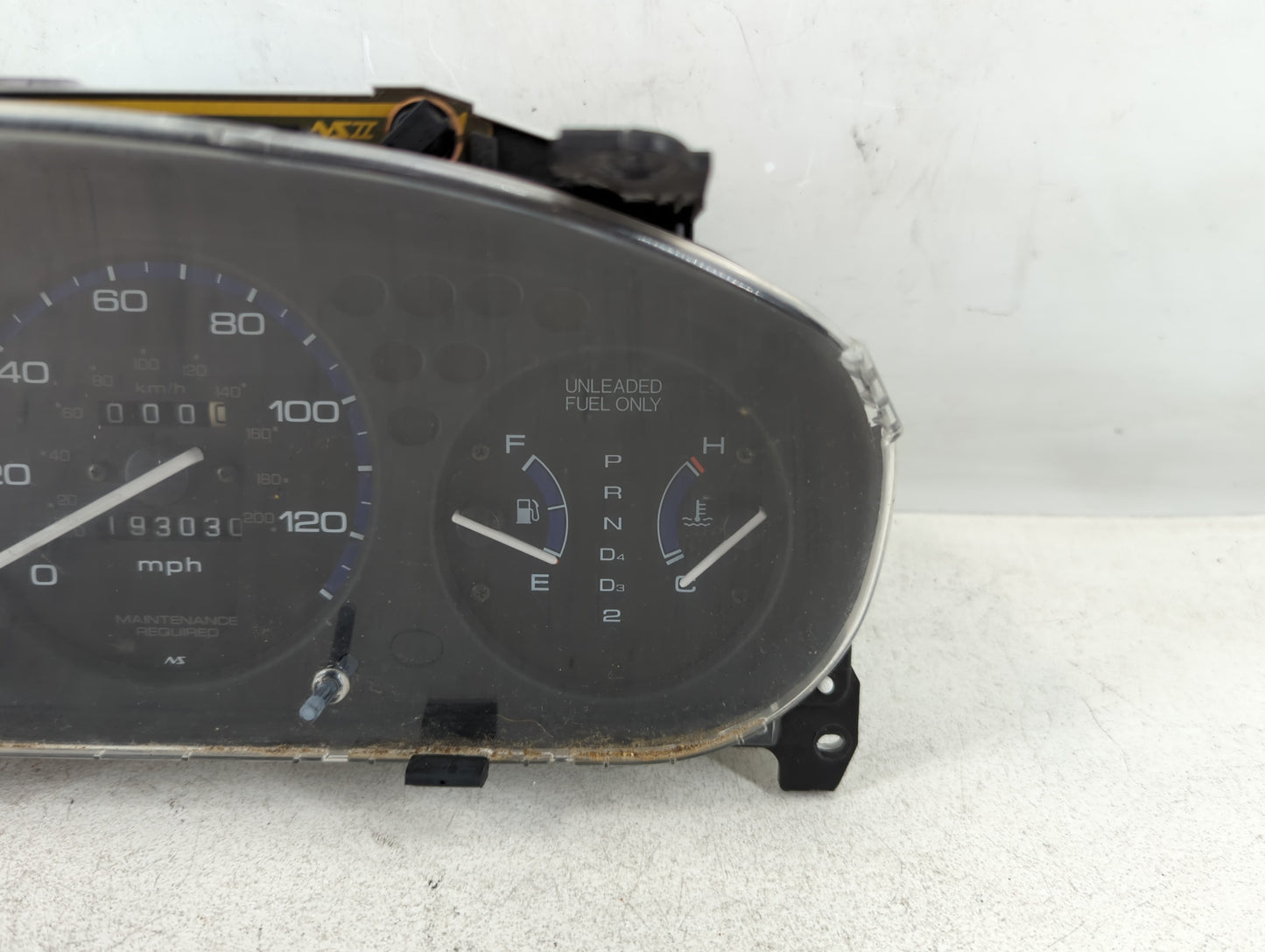 1998 Honda Civic Instrument Cluster Speedometer Gauges Fits OEM Used Auto Parts - Oemusedautoparts1.com