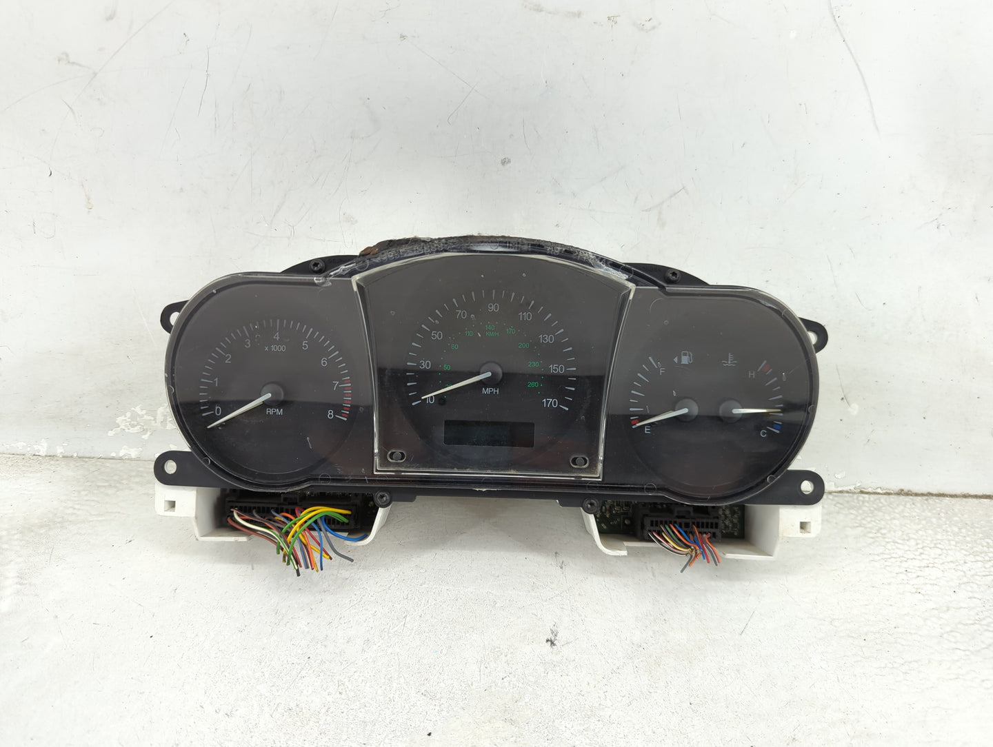 1998 Jaguar Xj8 Instrument Cluster Speedometer Gauges P/N:R0M034E Miles: Fits OEM Used Auto Parts - Oemusedautoparts1.com