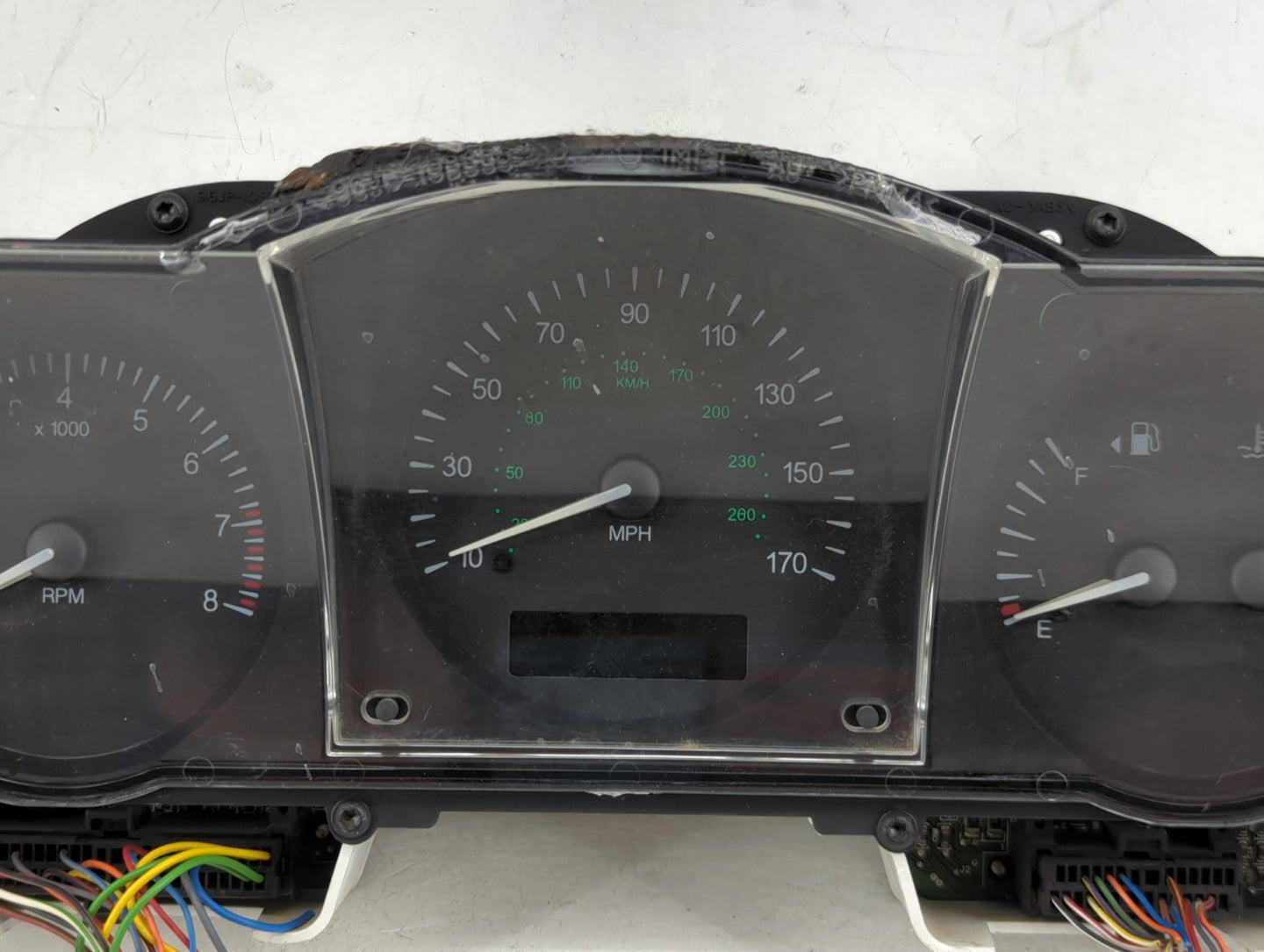 1998 Jaguar Xj8 Instrument Cluster Speedometer Gauges P/N:R0M034E Miles: Fits OEM Used Auto Parts - Oemusedautoparts1.com