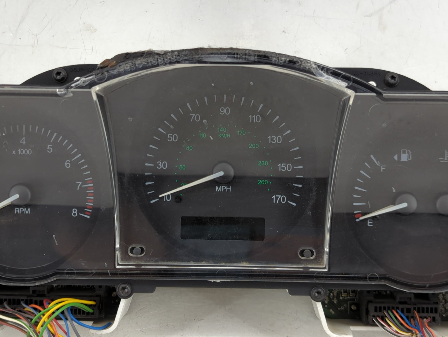 1998 Jaguar Xj8 Instrument Cluster Speedometer Gauges P/N:R0M034E Miles: Fits OEM Used Auto Parts - Oemusedautoparts1.com