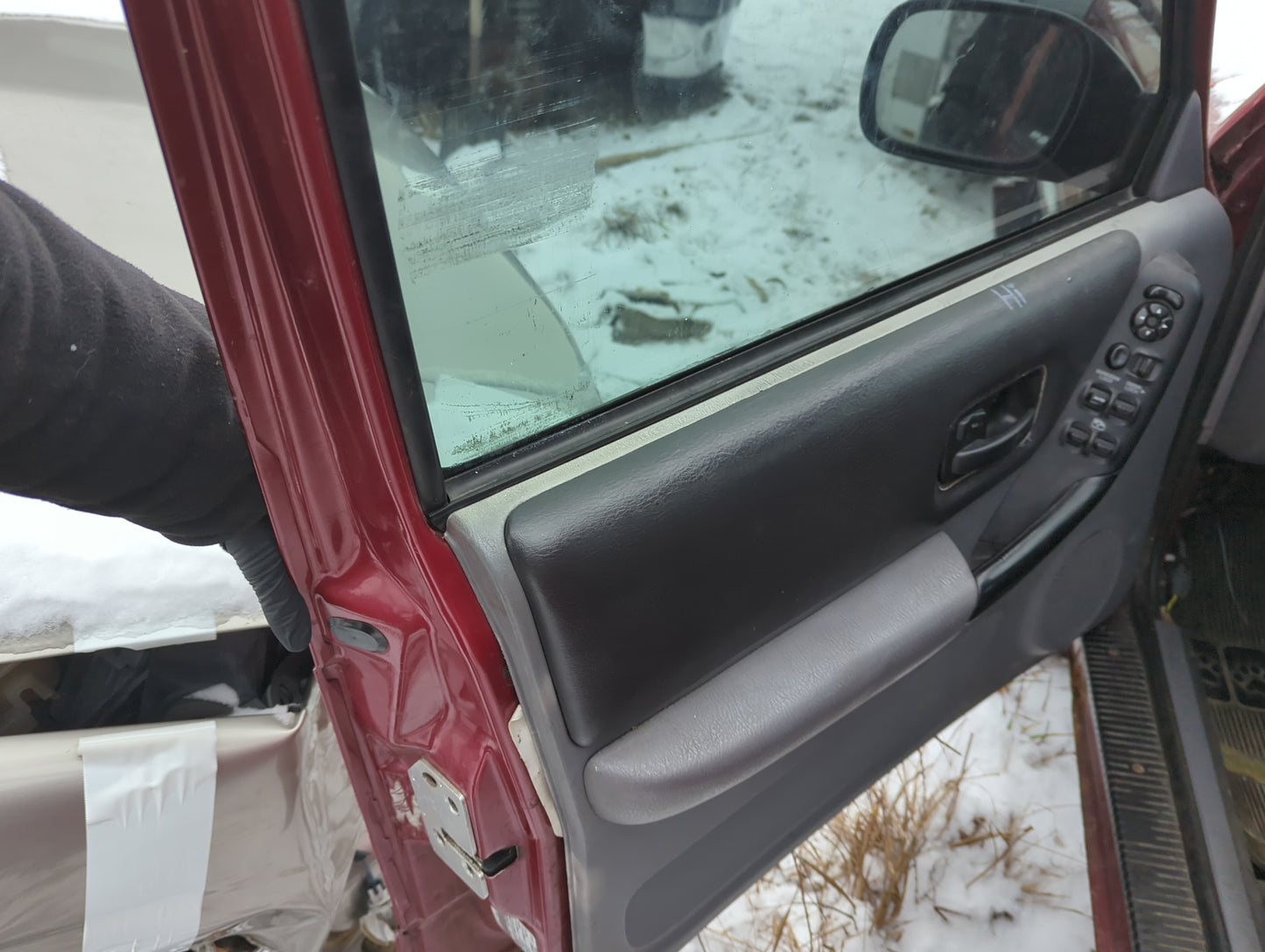 1998 Jeep Cherokee Front Left Driver Interior Door Panel Trim - Oemusedautoparts1.com