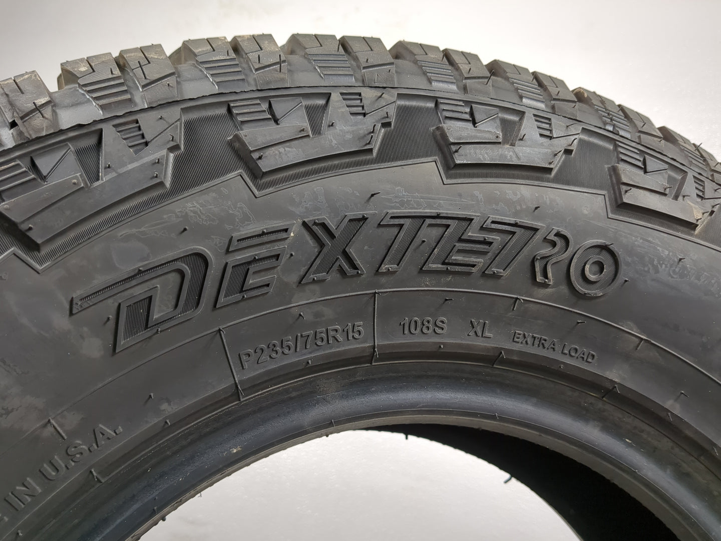 Used Tire 235/75R15 DEXTERO ALL TERRAIN DAT1 108S - Tread Depth 12/32 - Oemusedautoparts1.com