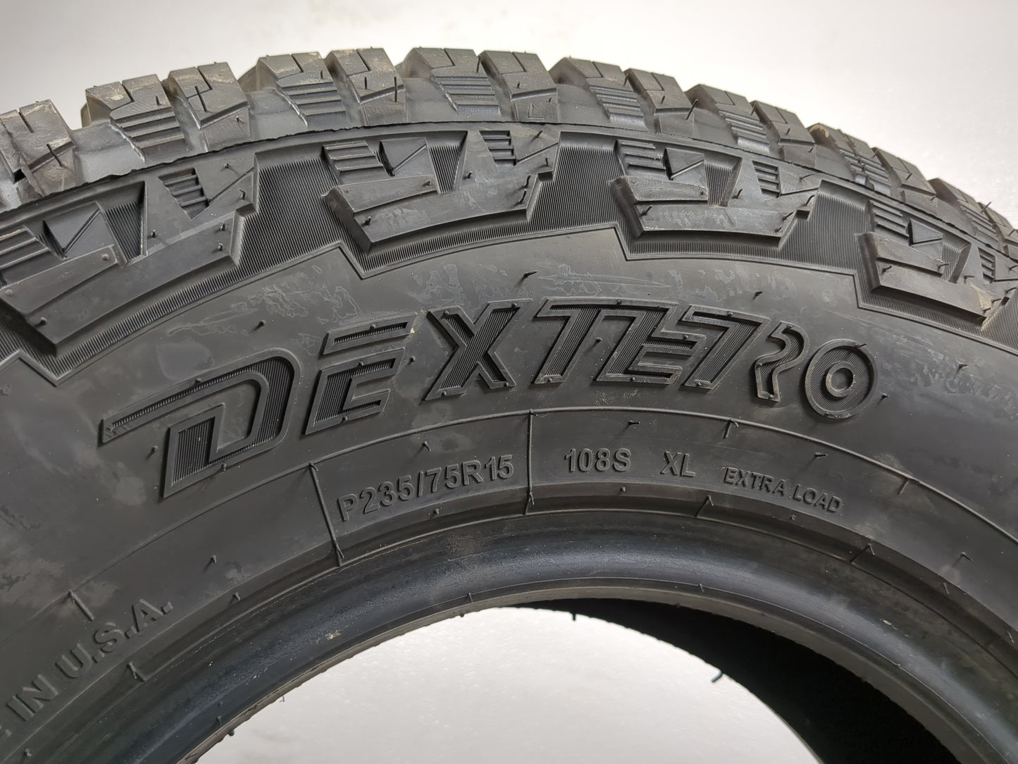 Used Tire 235/75R15 DEXTERO ALL TERRAIN DAT1 108S - Tread Depth 12/32 - Oemusedautoparts1.com