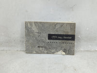 1998 Jeep Cherokee Owners Manual Book Guide OEM Used Auto Parts - Oemusedautoparts1.com
