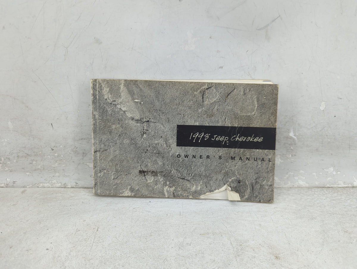 1998 Jeep Cherokee Owners Manual Book Guide P/N:81-326-9851 OEM Used Auto Parts - Oemusedautoparts1.com