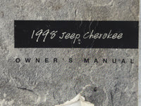 1998 Jeep Cherokee Owners Manual Book Guide OEM Used Auto Parts - Oemusedautoparts1.com