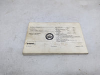 1998 Jeep Cherokee Owners Manual Book Guide P/N:81-326-9851 OEM Used Auto Parts - Oemusedautoparts1.com