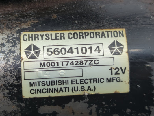 1994-1998 Jeep Grand Cherokee Car Starter Motor Solenoid OEM P/N:M0001T74287ZC 56041014 Fits Fits 1994 1995 1996 1997 1998 OEM Used Auto Parts