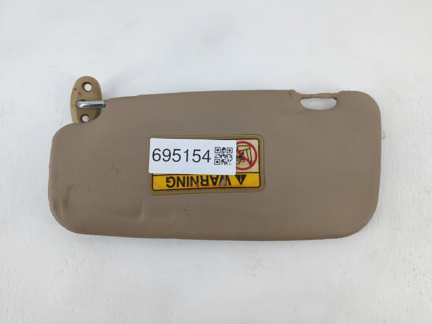 1998 Kia Sephia Sun Visor Shade Replacement Passenger Right Mirror Fits OEM Used Auto Parts - Oemusedautoparts1.com