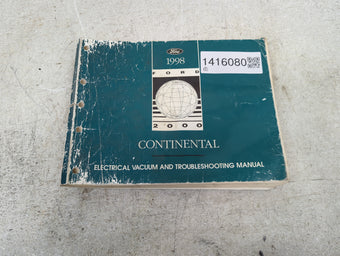 compare product 1998 Lincoln Continental Owners Manual Book Guide P/N:FCS-12175-98 OEM Used Auto Parts