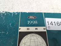1998 Lincoln Continental Owners Manual Book Guide P/N:FCS-12175-98 OEM Used Auto Parts - Oemusedautoparts1.com