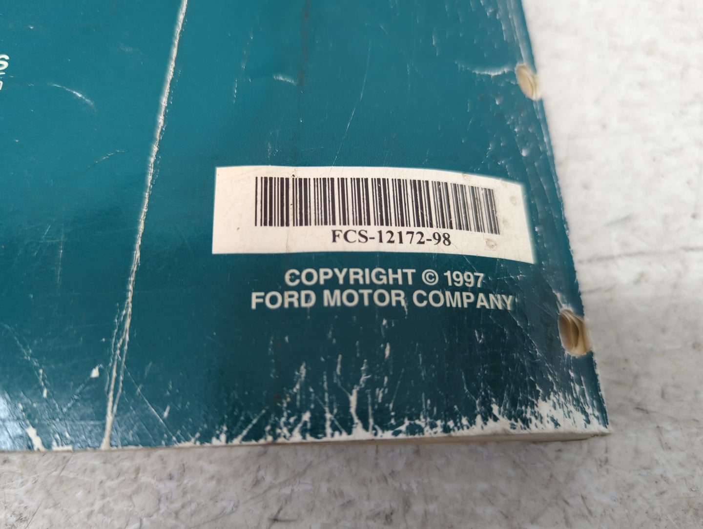 1998 Lincoln Continental Owners Manual Book Guide P/N:FCS-12175-98 OEM Used Auto Parts - Oemusedautoparts1.com