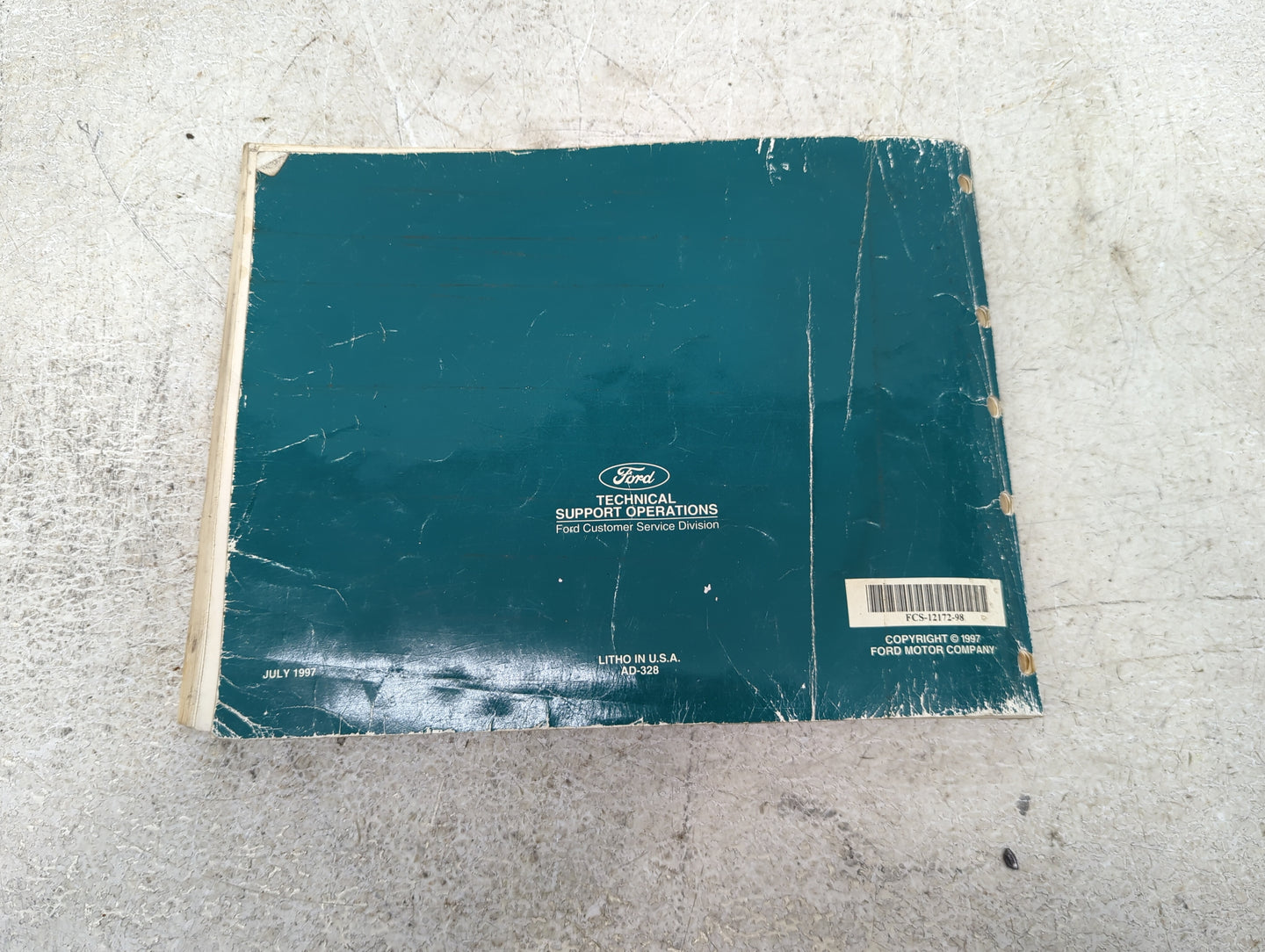 1998 Lincoln Continental Owners Manual Book Guide P/N:FCS-12175-98 OEM Used Auto Parts - Oemusedautoparts1.com
