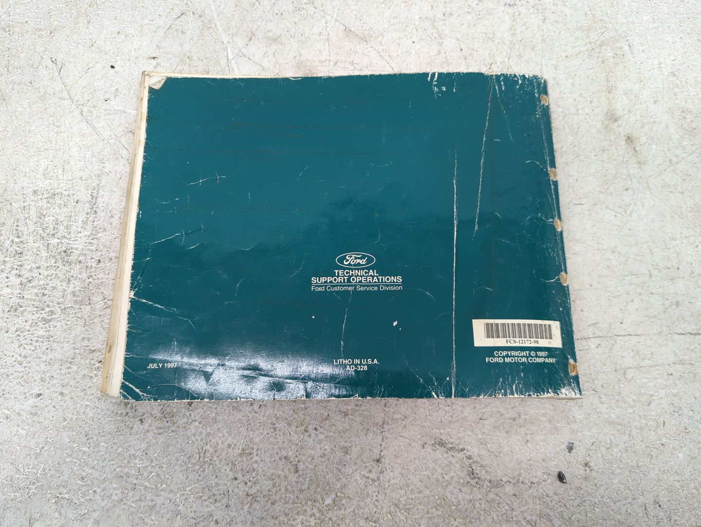 1998 Lincoln Continental Owners Manual Book Guide P/N:FCS-12175-98 OEM Used Auto Parts - Oemusedautoparts1.com