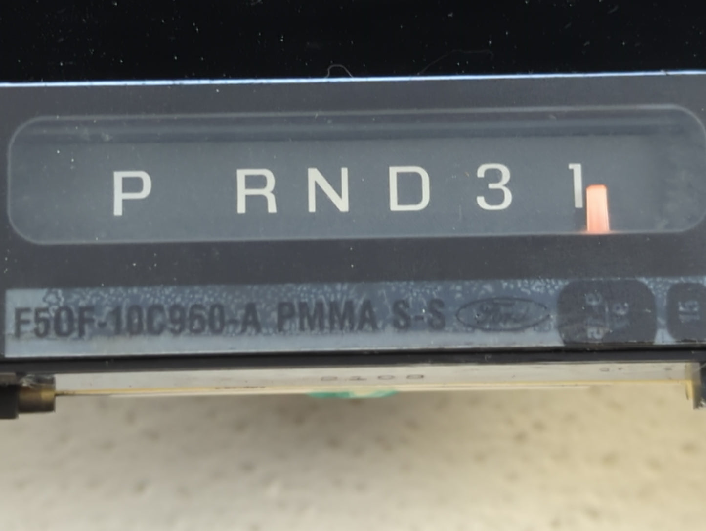 1998 Lincoln Continental Instrument Cluster Speedometer Gauges P/N:F80F-10849-AF Fits OEM Used Auto Parts - Oemusedautoparts