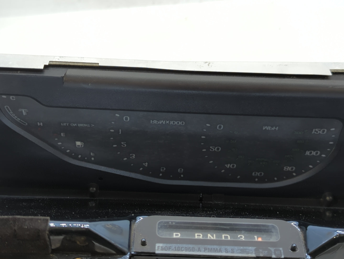 1998 Lincoln Continental Instrument Cluster Speedometer Gauges P/N:F80F-10849-AF Fits OEM Used Auto Parts - Oemusedautoparts
