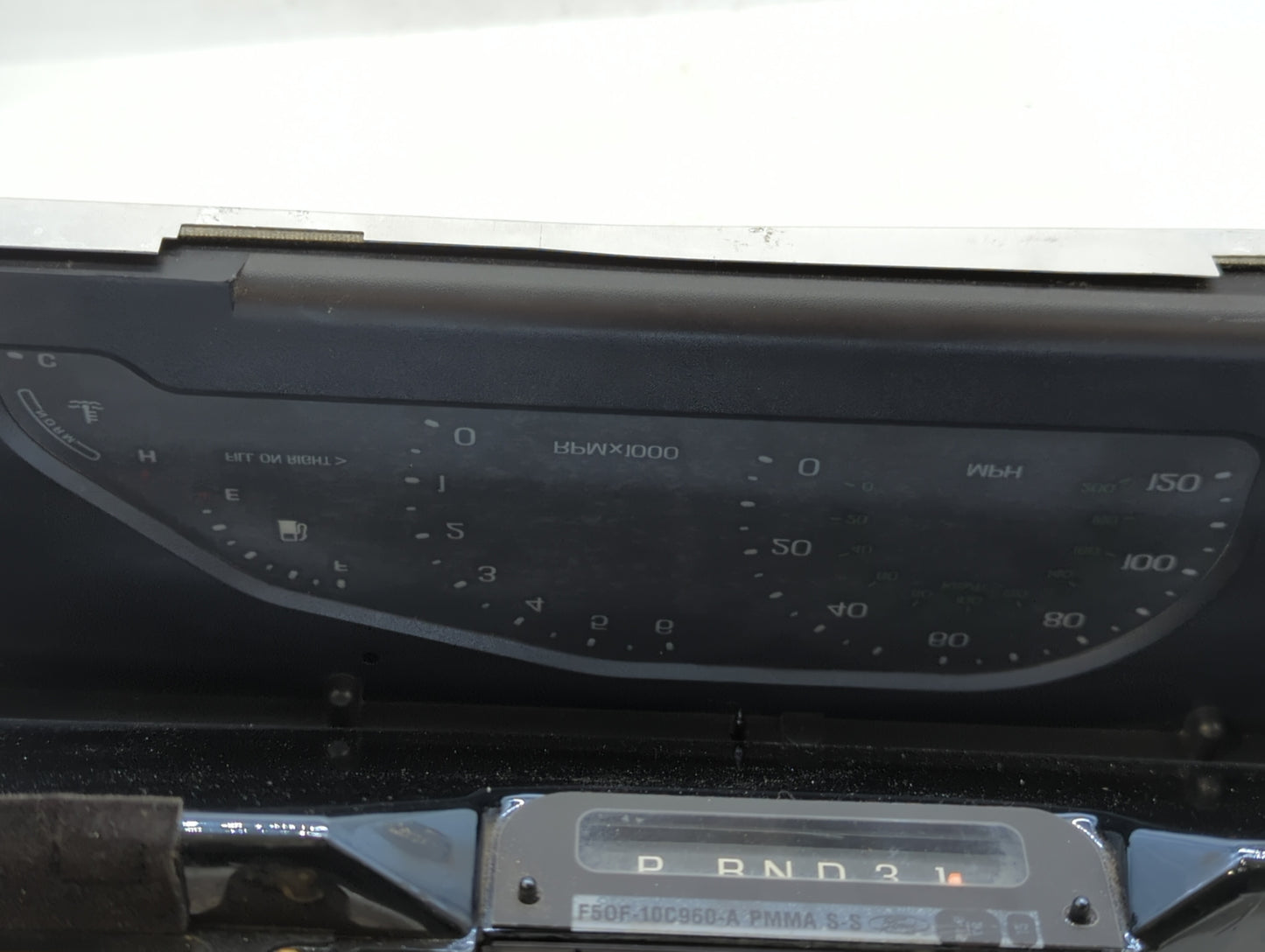 1998 Lincoln Continental Instrument Cluster Speedometer Gauges P/N:F80F-10849-AF Fits OEM Used Auto Parts - Oemusedautoparts