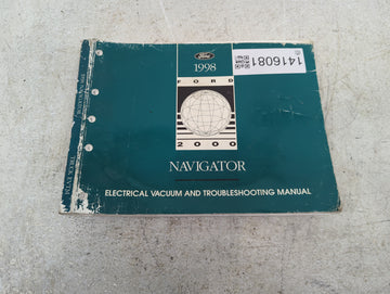 1998 Lincoln Navigator Owners Manual Book Guide P/N:FCS-12563-98 OEM Used Auto Parts - Oemusedautoparts1.com